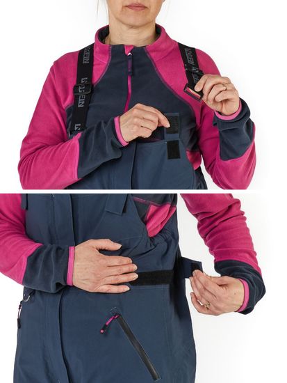 Полукомбинезон NORFIN Women Nordic Space Blue