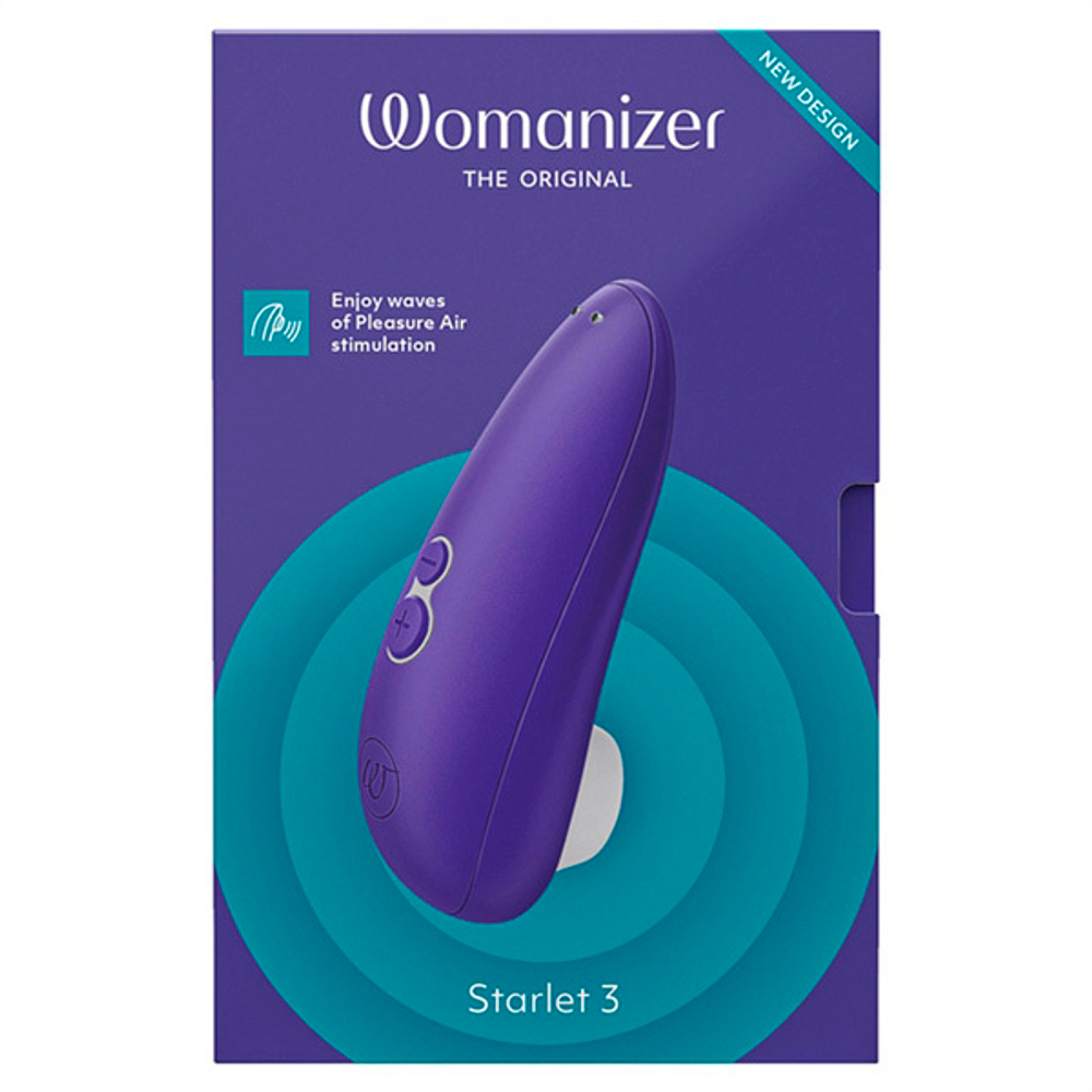 Бесконтактный клиторальный стимулятор 11,7см Womanizer Starlet 3 Indigo WZ231SG5