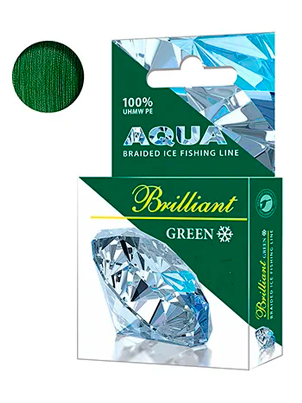 Спиннинг для рыбалки Maximus MINI GUN 17UL 1,7m 1-7g (top solid) + Плетеный шнур для рыбалки AQUA Green Brilliant зимний 0,10mm 25m