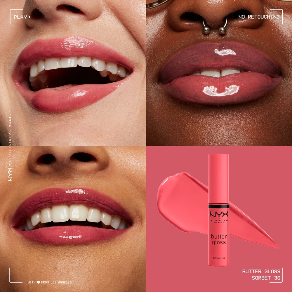 NYX Professional Makeup Butter Gloss - блеск для губ, 8 ml