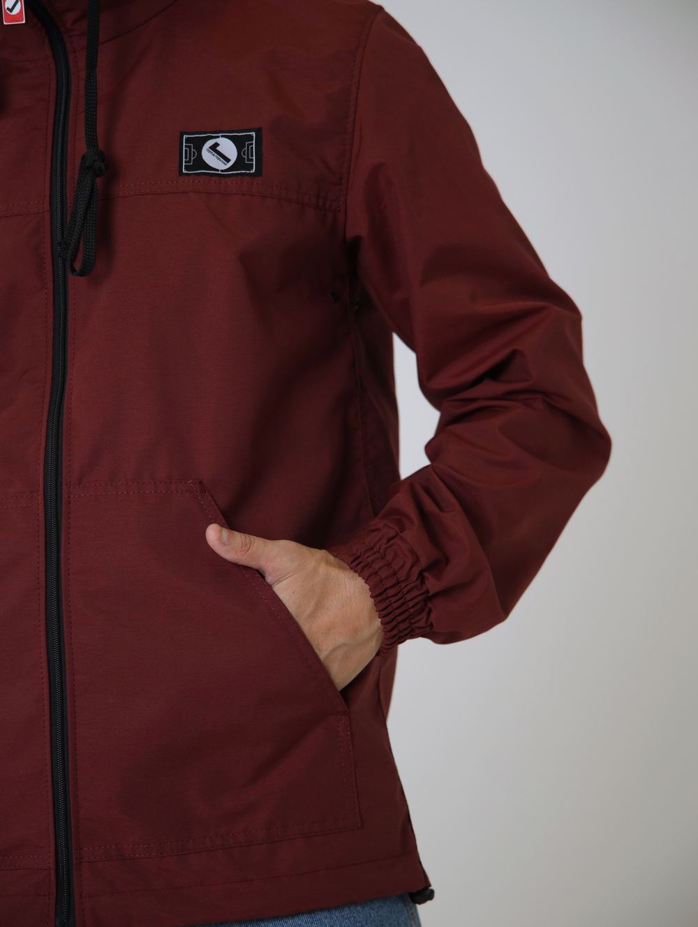 Ветровка легкая Город Горький бордо
