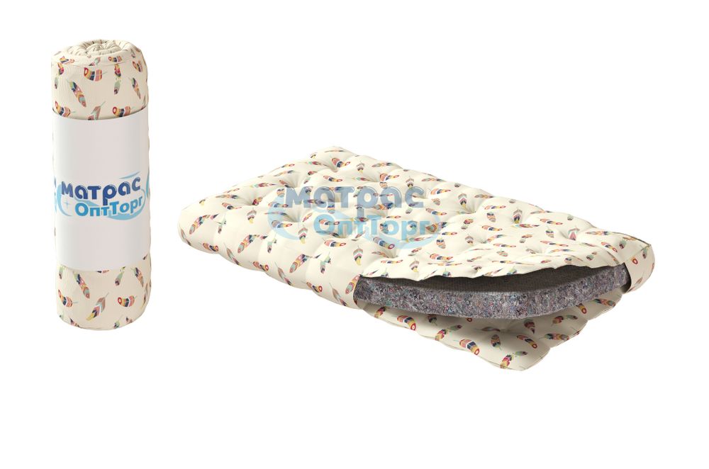 матрас ватный тик