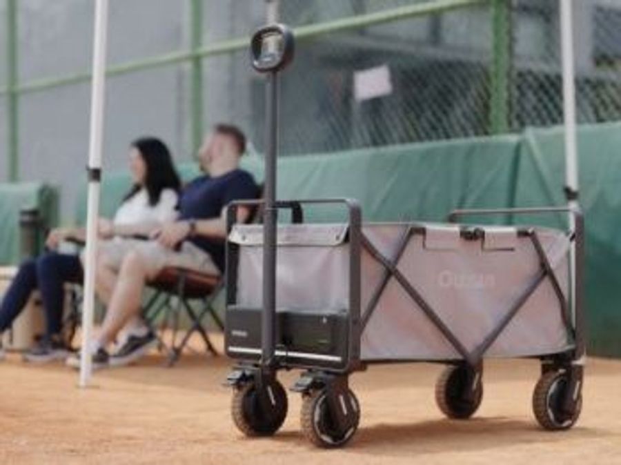 Тележка с электроприводом e-Wagon Air способна перевозить грузы весом до 68 кг