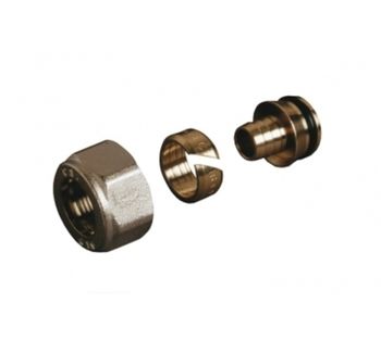 TP 95 20 мм х 2,0 (резьба 24x19) Компрессионный фитинг для труб из полипроп.