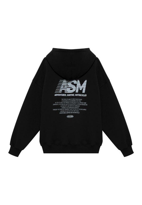 Худи Оверсайз ASM черный - фото 2