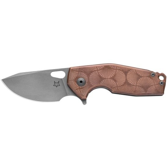 Складной нож FOX knives FX-526LE COP Suru Copper Limited c клинком из стали CPM-20CV, рукоять титан / медь
