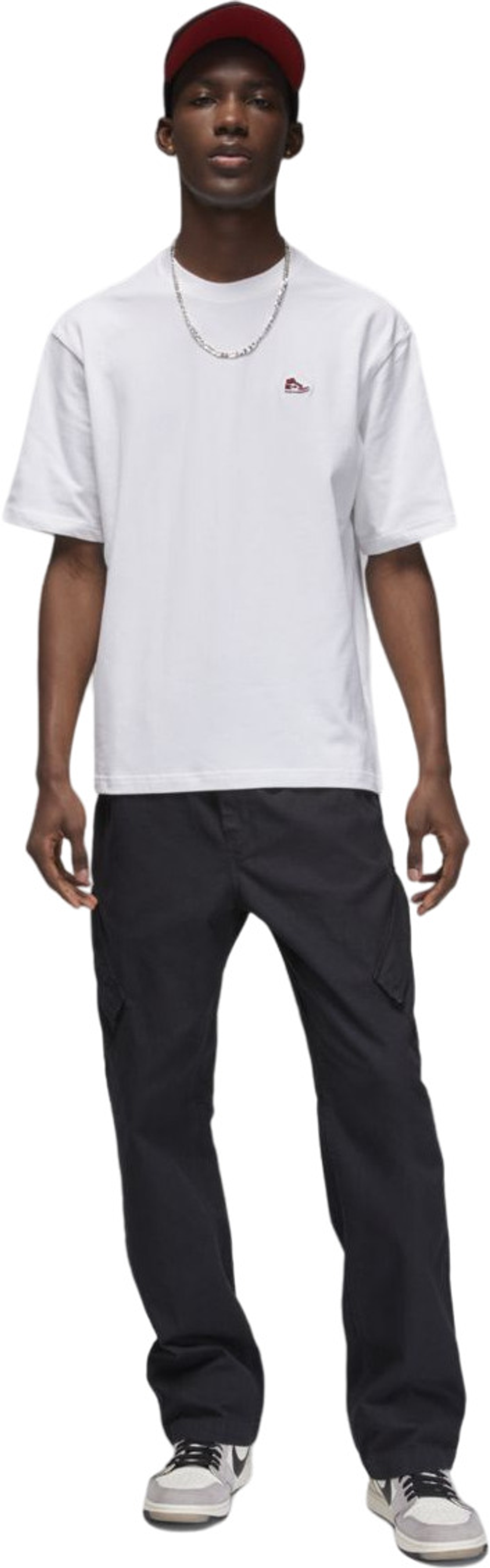 FN5982-100 Футболка Jordan M J BRAND SNKR PTCH SS CREW