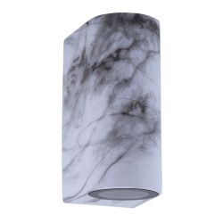 UUL-P52A 2х6W-GU10 IP65 MARBLE Светильник уличный. под две лампы GU10. Архитектурный накладной. Цвет корпуса мрамор. TM Uniel