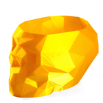 Череп-Ваза для конфет/карандашей, полигональная, 3D печать, золотая