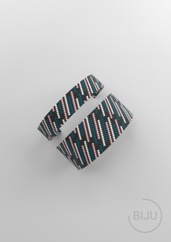 Схема PEYOTE, Схема браслета мозаичное плетение, узор из Miyuki Delica 11/0, файл PDF, №236