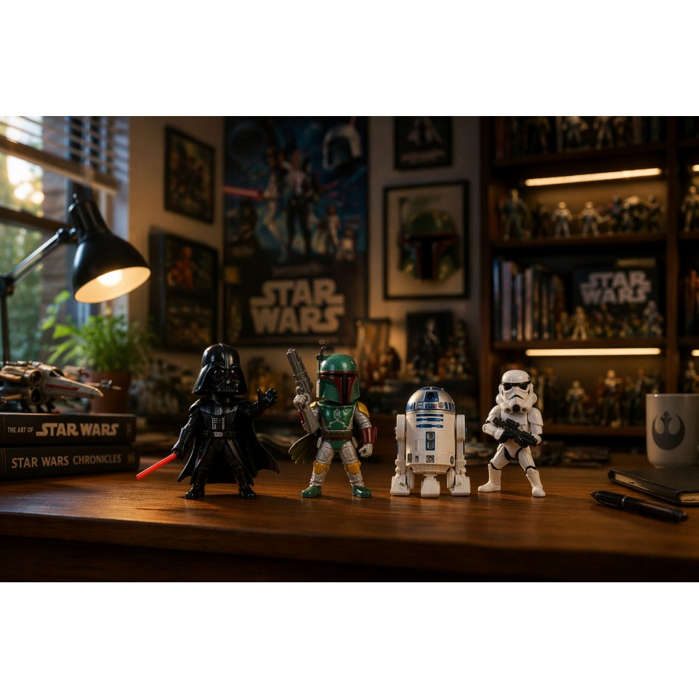 JADA Star Wars - Металлические коллекционные фигурки Звездные войны 4-ПАК 3367023