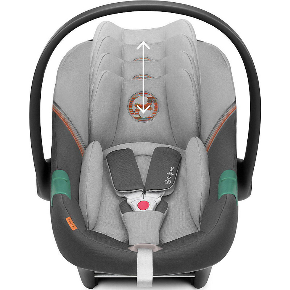 Коляска 3 в 1 Cybex Priam IV Chrome Brown complete и автокресло Aton S2 i-Size Lava Grey Leaf Green