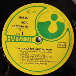 Винтажная виниловая пластинка LP The Edgar Broughton Band (Germany 1977)