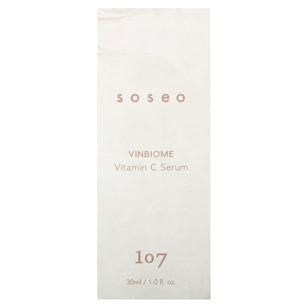 107 Beauty, Soseo Vinbiome, сыворотка с витамином C, 30 мл (1 жидк. унц.)