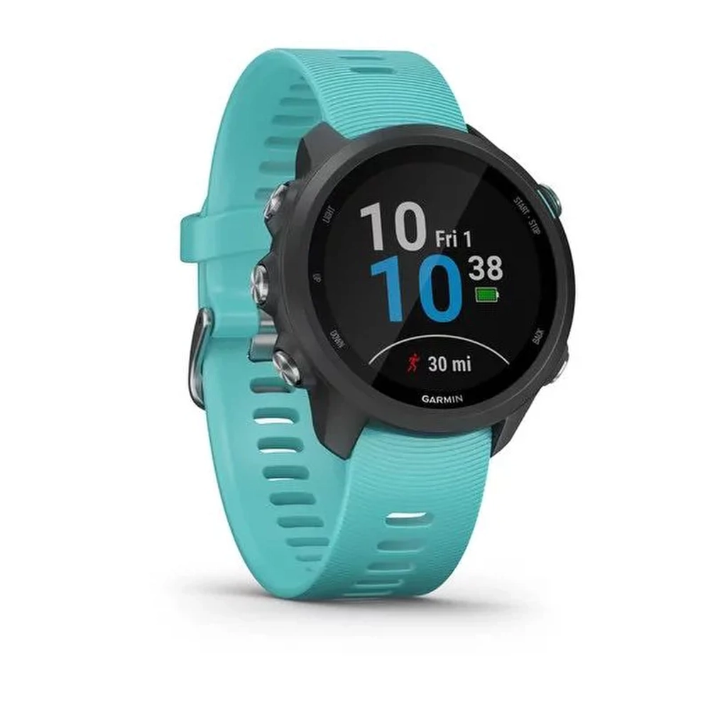 Часы для бега Garmin Forerunner 245 Music, бирюзовый, 010-02120-32
