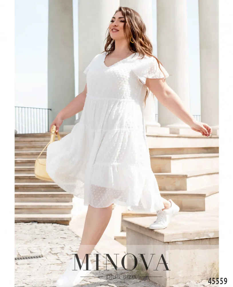 Платье 8638-1-молоко Minova