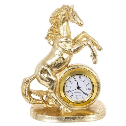 GAEM Фигурка декоративная "Лошадь" с часами (LR41x1), L8,5 W5 H12 см