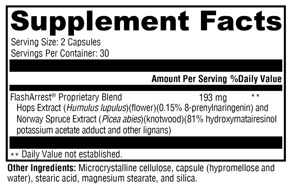 FlashArrest® 60 Capsules