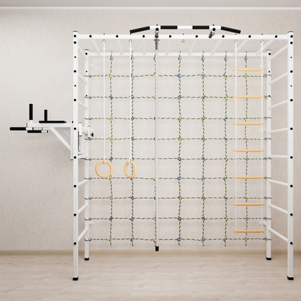 Спортивный комплекс Sv Sport П 4030 (Турник/Брусья/Канат/Кольца/Лестница/Сетка)