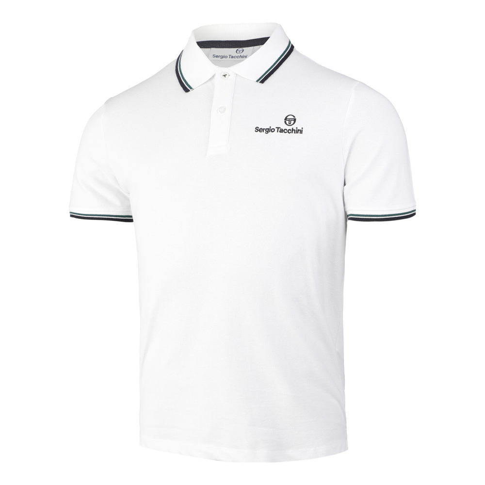 Мужское теннисное поло Sergio Tacchini Reed 021 Polo Men - White