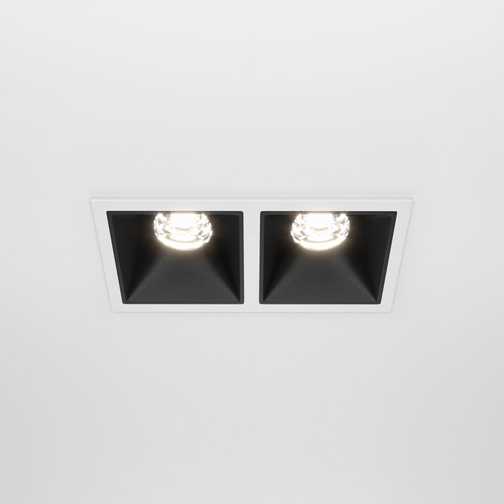 Модульный встраиваемый светодиодный светильник Maytoni Alfa LED DL043-02-10W4K-SQ-WB