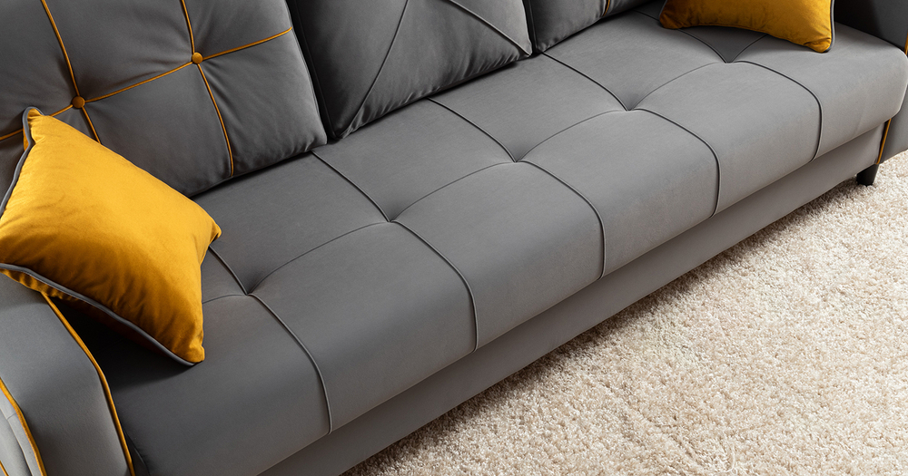 Диван кровать Черри, Серый