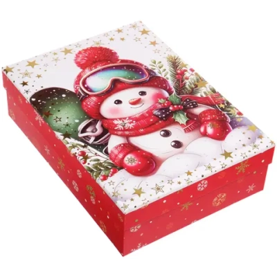 Коробка подарочная «Спортивный Новый год» 29*21*8 см