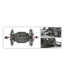 Радиоуправляемый монстр Remo Hobby MMAX PRO (красный) Li-Po 4WD 2.4G 1/10 RTR