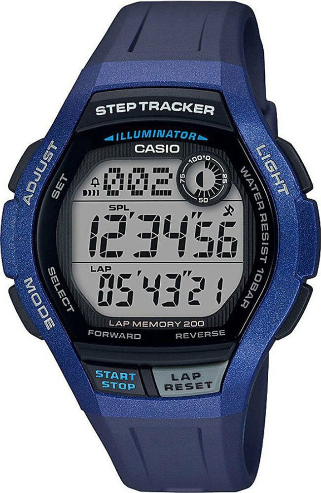 Японские спортивные наручные часы Casio Collection WS-2000H-2AVEF с хронографом