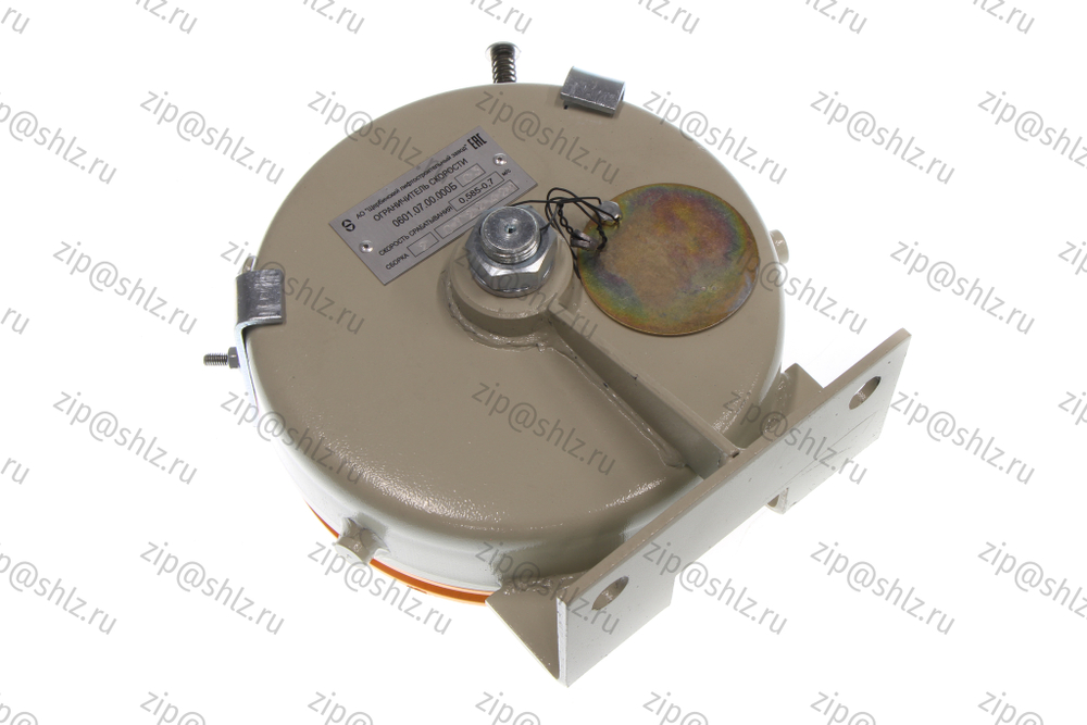 Ограничитель скорости 0,5 м/с левый (сборка 2) 0601.07.00.000Б-03