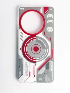 Защитный чехол для Oneplus 13 красно-белый (Red-white)