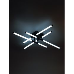 Светильник потолочный светодиодный ЭРА Модерн Fliss CLL-1 72W 3K-6K RC BK с ду черный | Светильники SPB-6 с ДУ