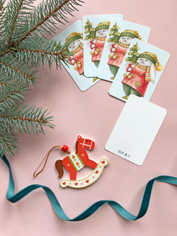 Открытка "Зайчик" 6 × 9 см