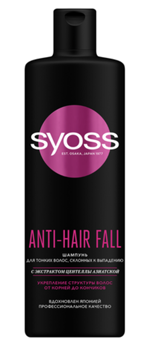 Шампунь для волос Syoss Anti-Hair Fall 450 мл