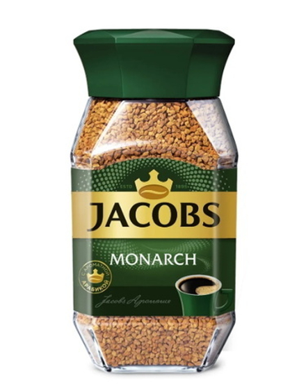 Кофе "Jacobs Monarch" растворимый 95г. банка