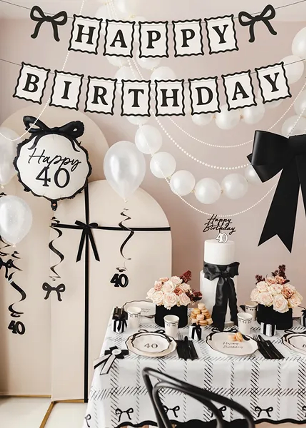 Шар с бантиком "С Днем Рождения" [Happy Birthday] (45 см)