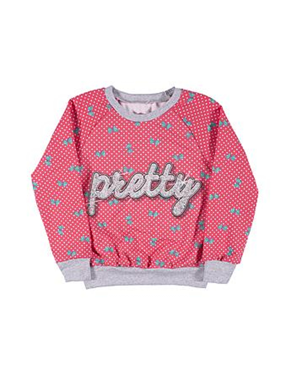 Джемпер р.110 бантики на коралле Л761-5041