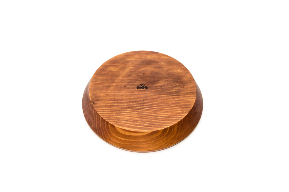 Деревянная тарелка Art of Siberia из древесины кедра 225 мм. T28