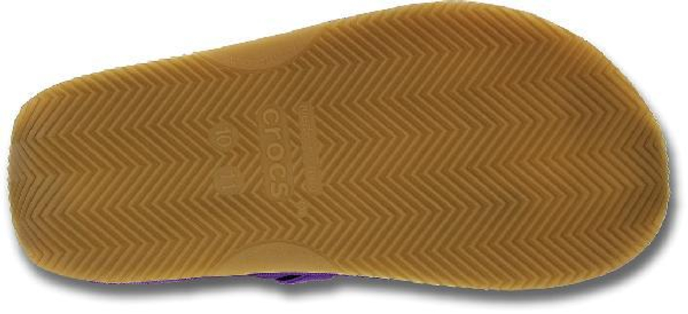 Шлепанцы Детские Crocs Retro Slingback Flat Neon Purple / Iris
