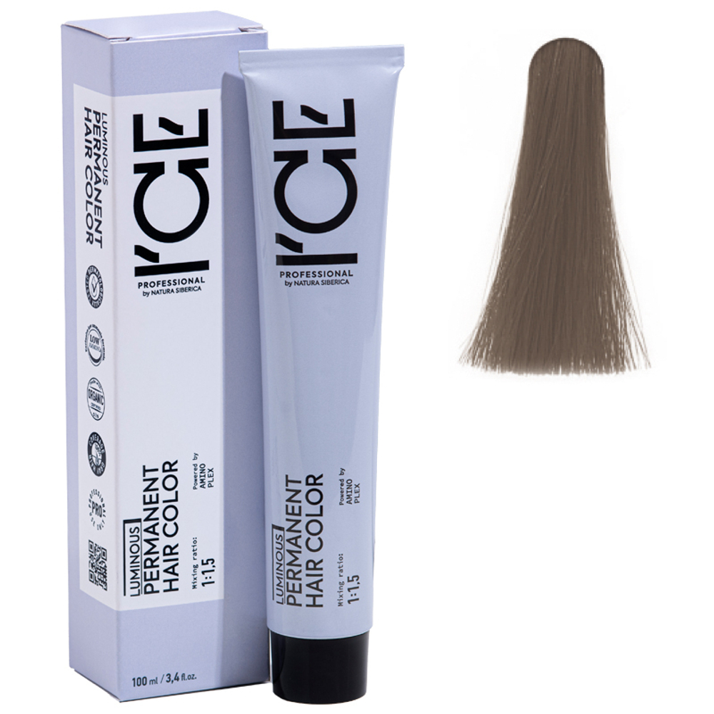 9.32 крем-краска ICE Permanent очень светлый блонд золотисто-фиолетовый - 100 мл.