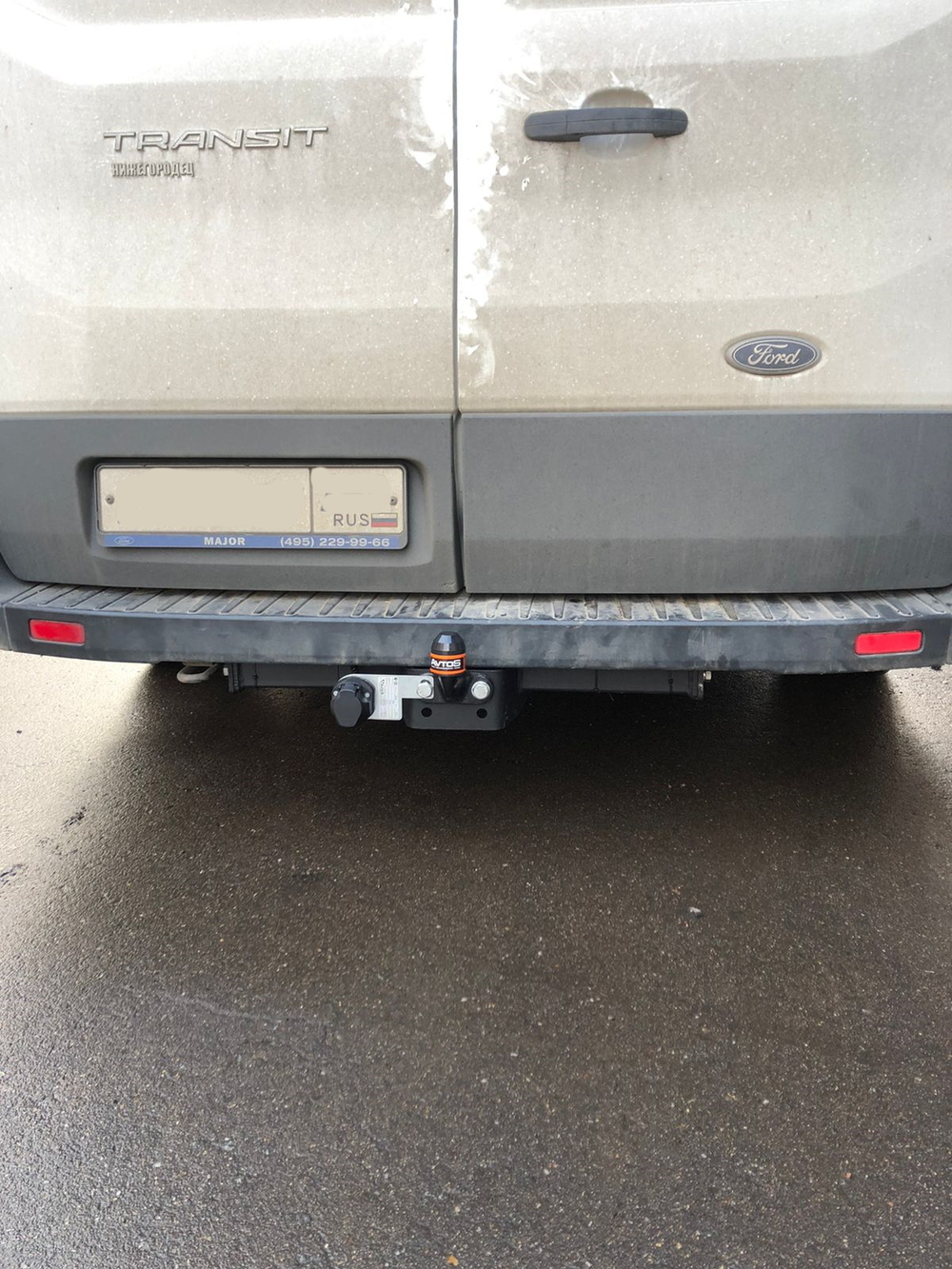 Фаркоп AvtoS FD 32 для Ford Transit фургон 2014-(паспорт и сертификат в комплекте)(без электрики)