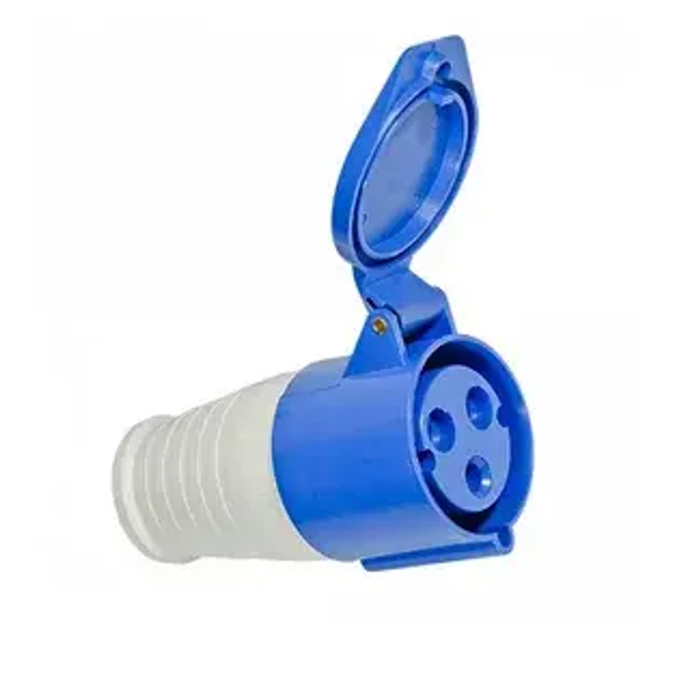 Розетка 223 переносная 2Р+РЕ 32А 220В IP44 TDM SQ0603-0015