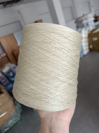 Хлопок 100% с люрексом - бледный шалфей - 500гр - 100гр/500м