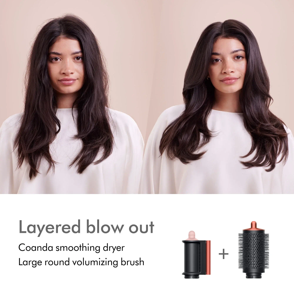 Стайлер Dyson Airwrap HS05 Complete Long, клубнично-бронзовый/розовый румянец (Strawberry Bronze/Blush Pink)