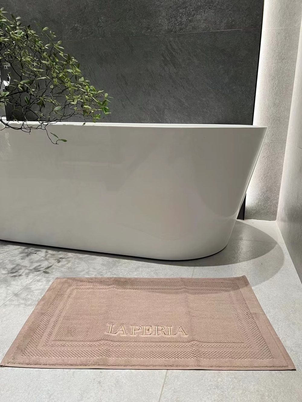 Коврик для ванной La Perla 50x80 коричневый