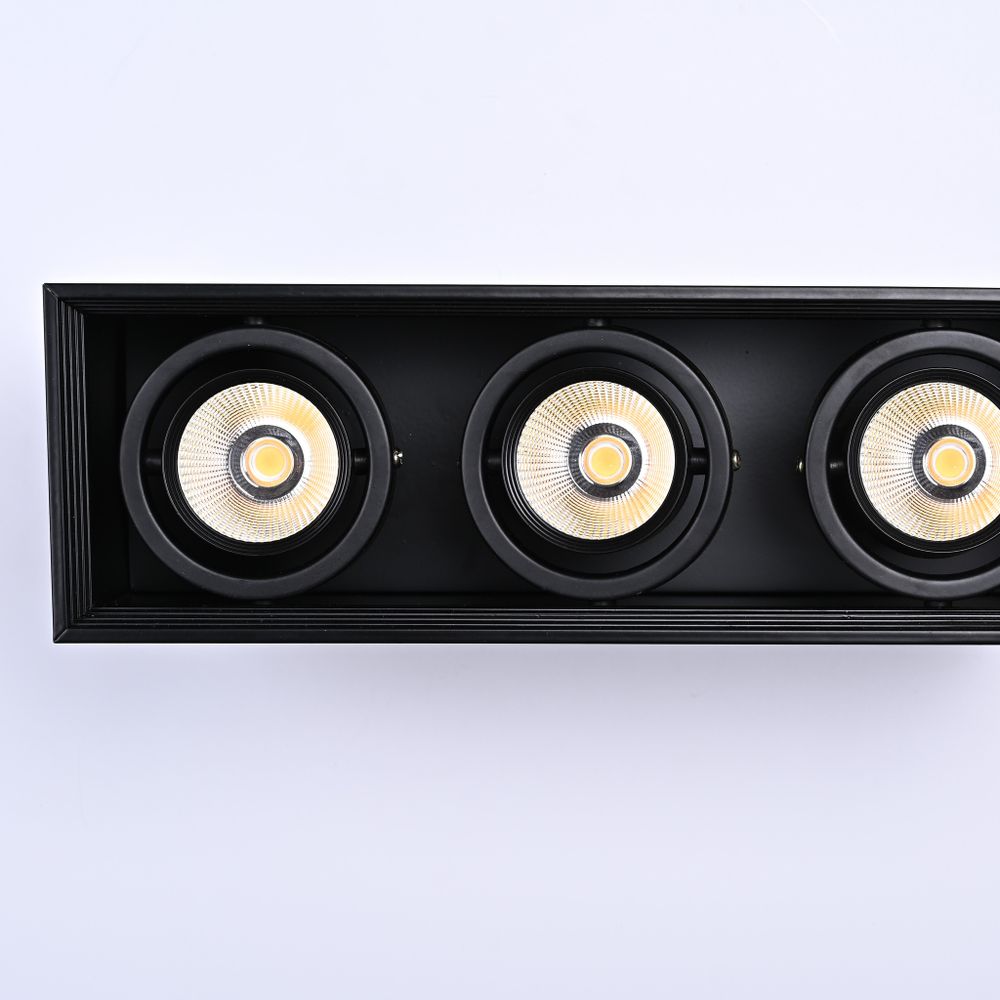 Встраиваемый Светодиодный Светильник Lumo L3 Black 4000 By Imperiumloft