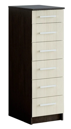 Комод высокий Фиеста, венге/лоредо