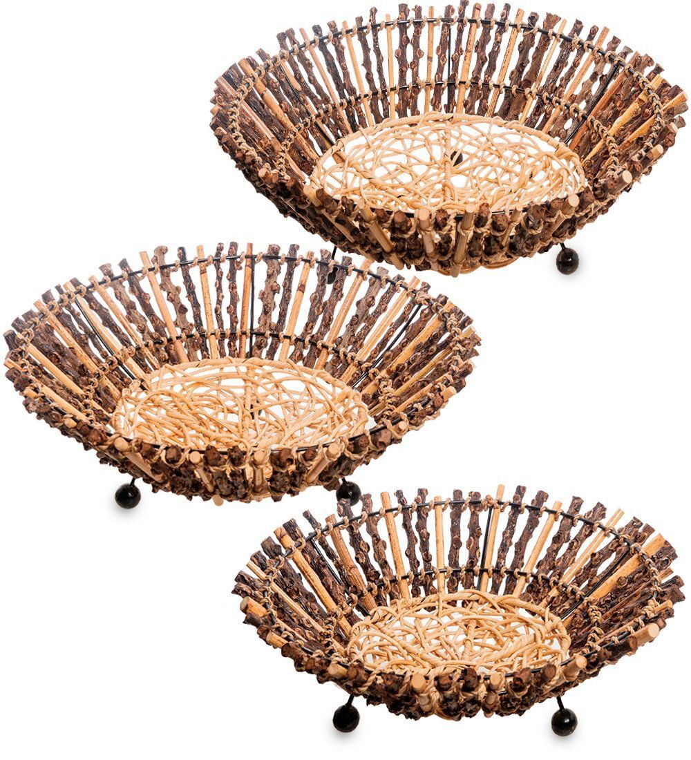 Decor and Gift 63-034 Комплект декоративных корзинок 3 шт. (о.Бали)