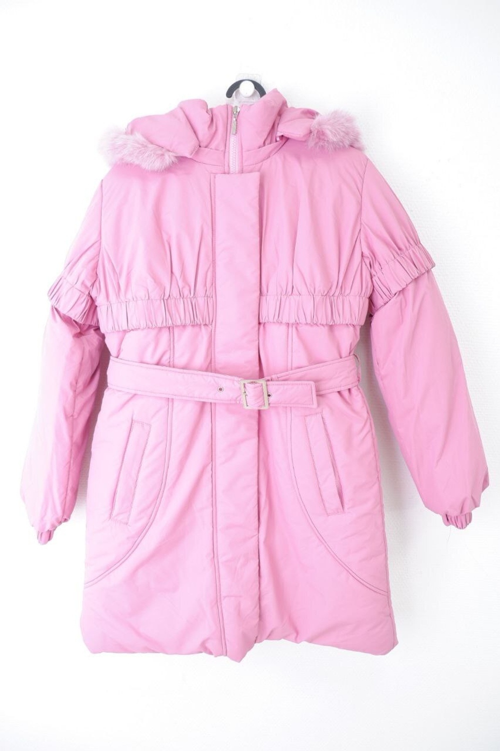 Пальто Ti-Max розовое зимнее на 10 лет, новое