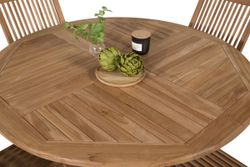 Turin, стол натуральный, тик